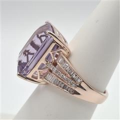 EFFY 14K Rose Gold Radiant Cut 